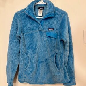 Patagonia Re-Tool Snap-T Fleece Pullover Jacket XS Dusk Blue Skipper